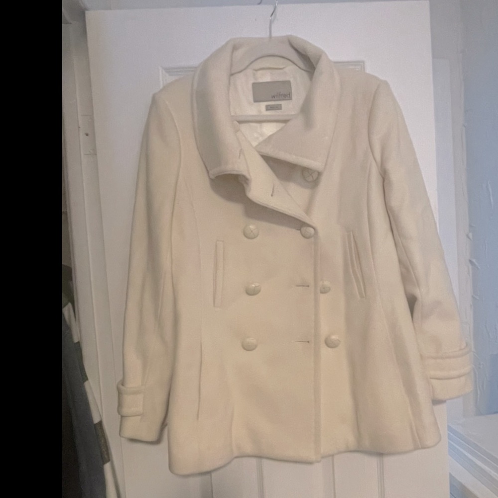 Aritzia Wilfred Cashmere and Wool Blend Coat